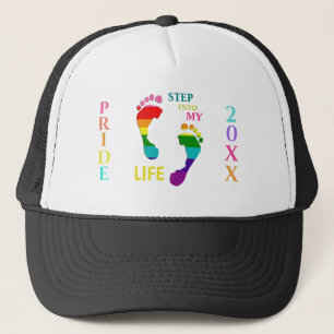 Gay LGBTQ Rainbow Pride Month Step My Life Feet Keps