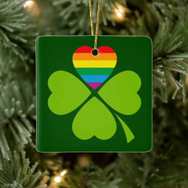 Gay Lucky Klöver Julgransprydnad Keramik (Träd)