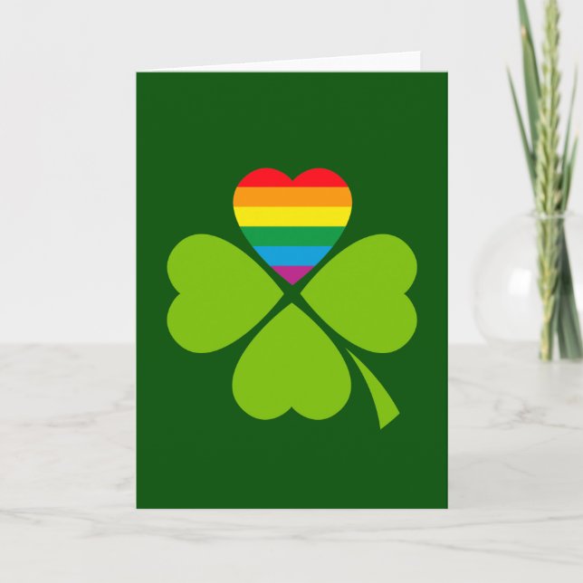 Gay Lucky Klöver Kort (Framsida)