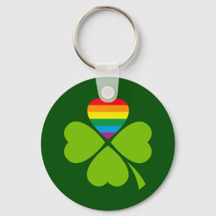 Gay Lucky Klöver Nyckelring
