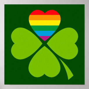 Gay Lucky Klöver Poster