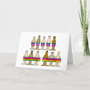 Gay Male Gott nytt år Helgkort