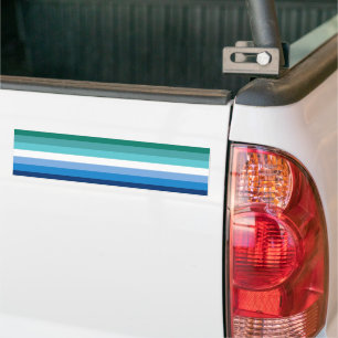 Gay Male Pride Bumper Sticker Bildekal