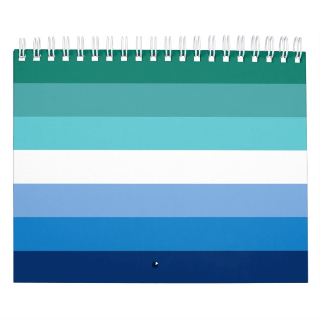 Gay Male Pride Flagga Kalender (Omslag)
