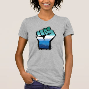 Gay Male Protest Fist T Shirt