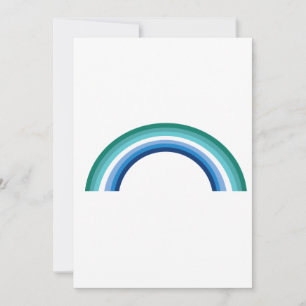 Gay Male Rainbow Azure Julkort