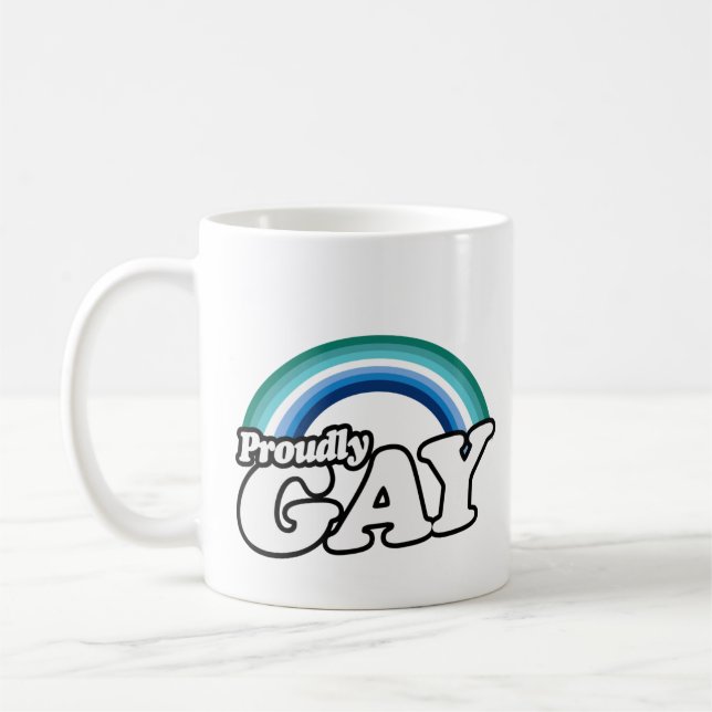 Gay Man och Stolt Kaffemugg (Vänster)