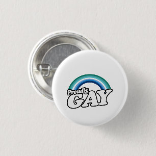 Gay Man och Stolt Knapp