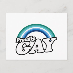 Gay Man och Stolt Vykort