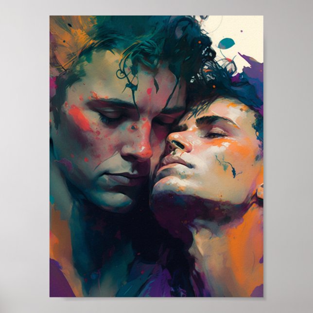 Gay Manar i Kärlek Poster (Framsidan)