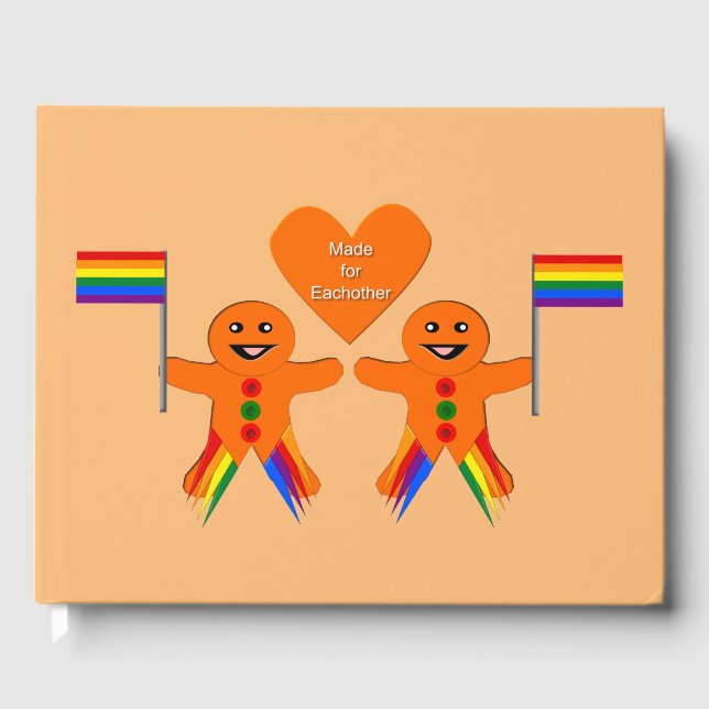 Gay Manar jul Gingertea par Gästböcker (Framsida)