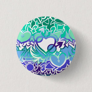 Gay Manar MLM Pride Squiggle Knapp