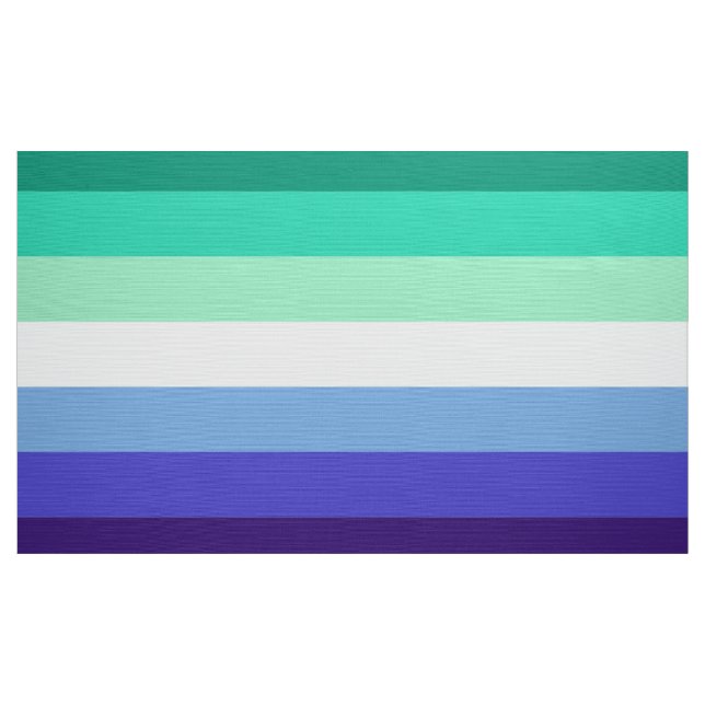 Gay Manar Pride Flagga (Azure & Blue) Tyg (Yard)