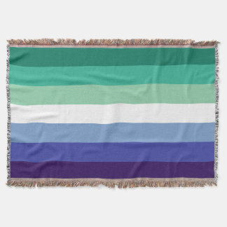 Gay Manar Pride, stripe-utskrift, LGBTQ-PRIDE Filt