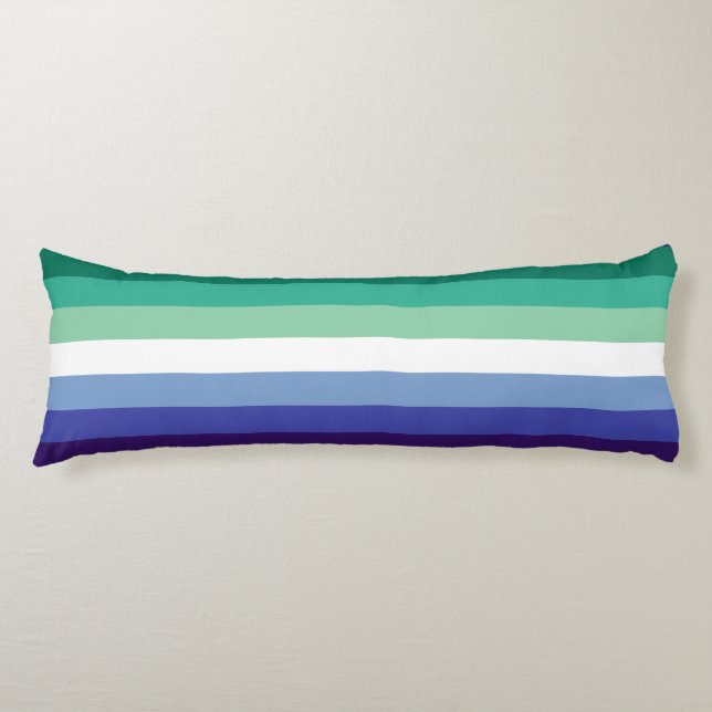 Gay Manar Pride, stripe-utskrift, LGBTQ-PRIDE Kroppskudde (Framsidan)