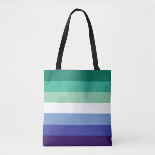 Gay Manar Pride, stripe-utskrift, LGBTQ-PRIDE Tygkasse