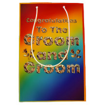 Gay Manar regerarmbåge Bröllop Gift Bag