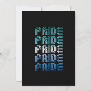 Gay Manlig Retro Pride Stolthet Julkort