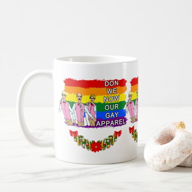 Gay Mäns Kör Julmugg Kaffemugg (Med munk)