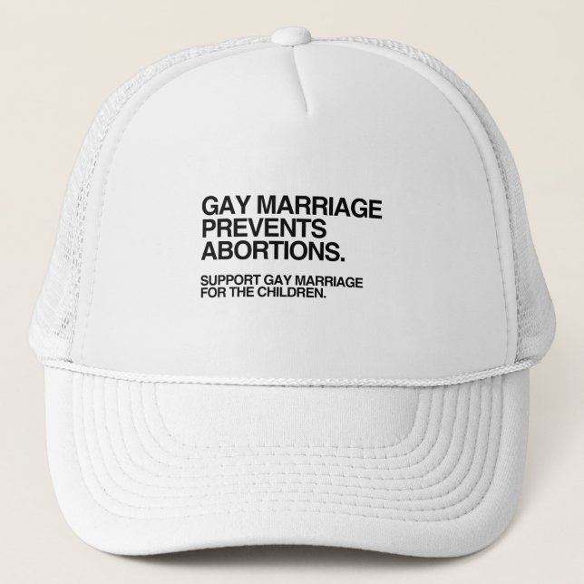 GAY MARRIAGE FÖRHINDRAR ABORTION TRUCKERKEPS (Framsida)