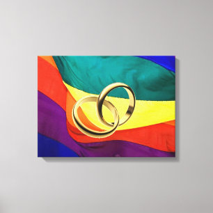 Gay Marriage på Canvas