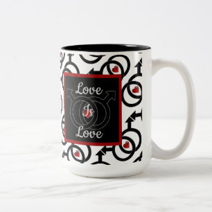 Gay Marriage Personlig Kärlek är Kärlek-kaffe Mugg