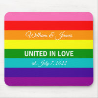 Gay Marriage Rainbow Flagga LGBT Anpassningsbar Te