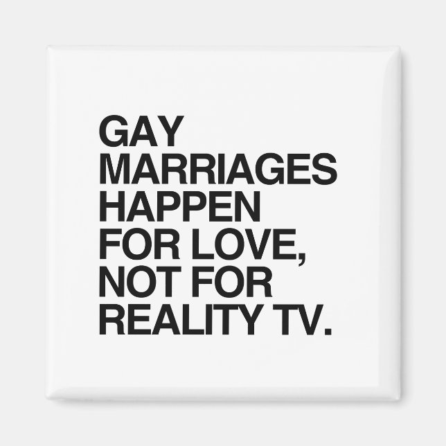 GAY MARRIAGES HÄNDER FÖR KÄRLEK MAGNET (Framsidan)