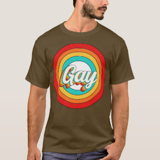 Gay Namn Shirt Vintage Gay Circle T Shirt