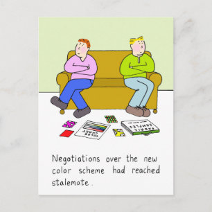 Gay New Home Decororation Humor Vykort