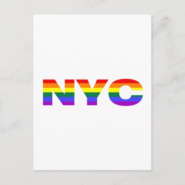 Gay NYC-vykort Vykort (Framsida)