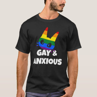 Gay och ängslig t shirt