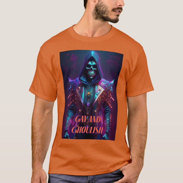Gay och Ghoulish T Shirt (Framsida)