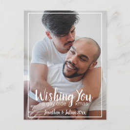 Gay Olde jul-Helgdag för HBT-frågor Helg Vykort