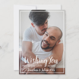 Gay Olde jul-Helgdag för HBT-frågor Julkort