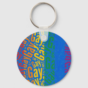 GAY ORD MÖNSTER FÄRG -.png Nyckelring