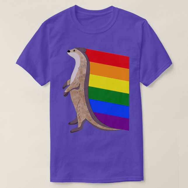 Gay Otters T Shirt (Design framsida)