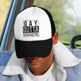 Gay Outta Quarantine | Lustigt Pride offert Keps