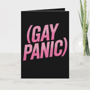 Gay Panic LGBTQ Protest Pride Kort