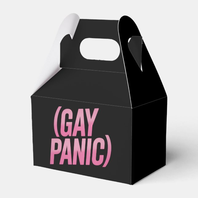 Gay Panic LGBTQ Protest Pride Presentaskar (Framsidan Sidan)