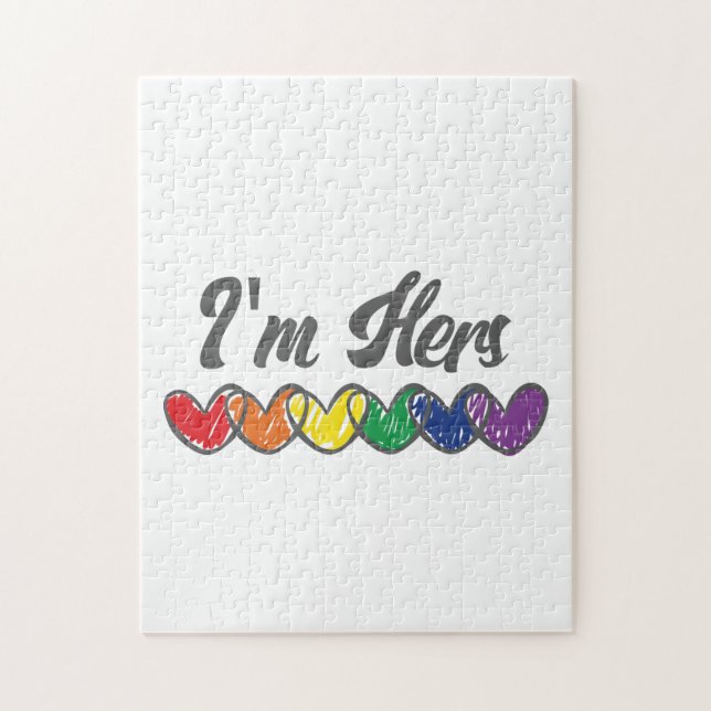 Gay Par Matching LGBT Im Hers Gay pride Pussel (Vertikal)