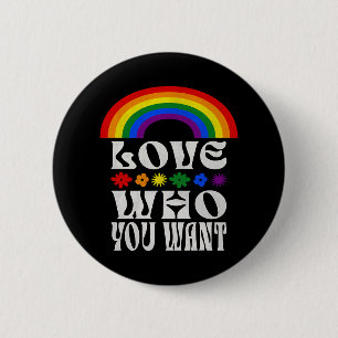 Gay Peace Kärlek Lgbt Pride Month Kärlek som du vi Knapp
