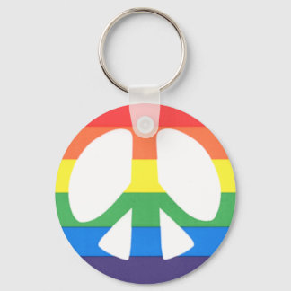 gay peace nyckelring