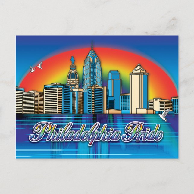 GAY Postcards - Philadelphia Vykort (Framsida)