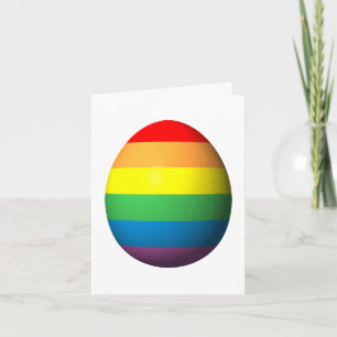 Gay pride äggkort helgkort