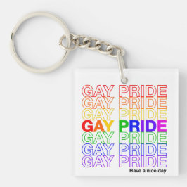 Gay pride akrylic