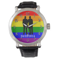 Gay pride Anpassningsbar Gay par Bröllopsdag