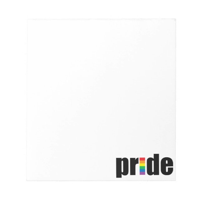 Gay pride Anteckningsblock (Framsida)