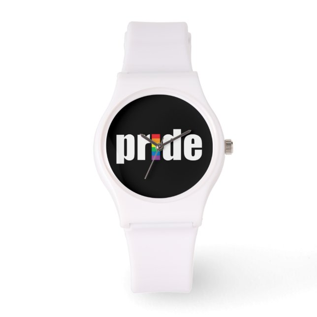 Gay pride armbandsur (Framsida)