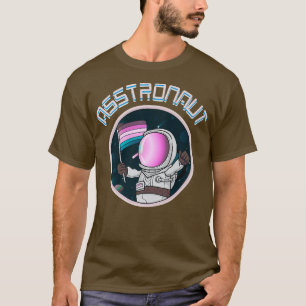 Gay pride Astronaut HGBTQ Space Lesbisk Kvinnor i  T Shirt
